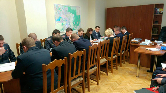 Заседание координационного совещания по борьбе с преступностью и коррупцией в Заводском районе г.Минска 30 ноября 2016 г.