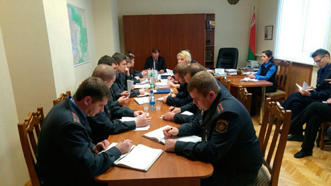 Заседание координационного совещания по борьбе с преступностью и коррупцией в Заводском районе г.Минска 30 ноября 2016 г.