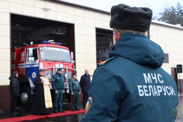Новое здание пожарного депо открыли в Заводском районе г. Минска
