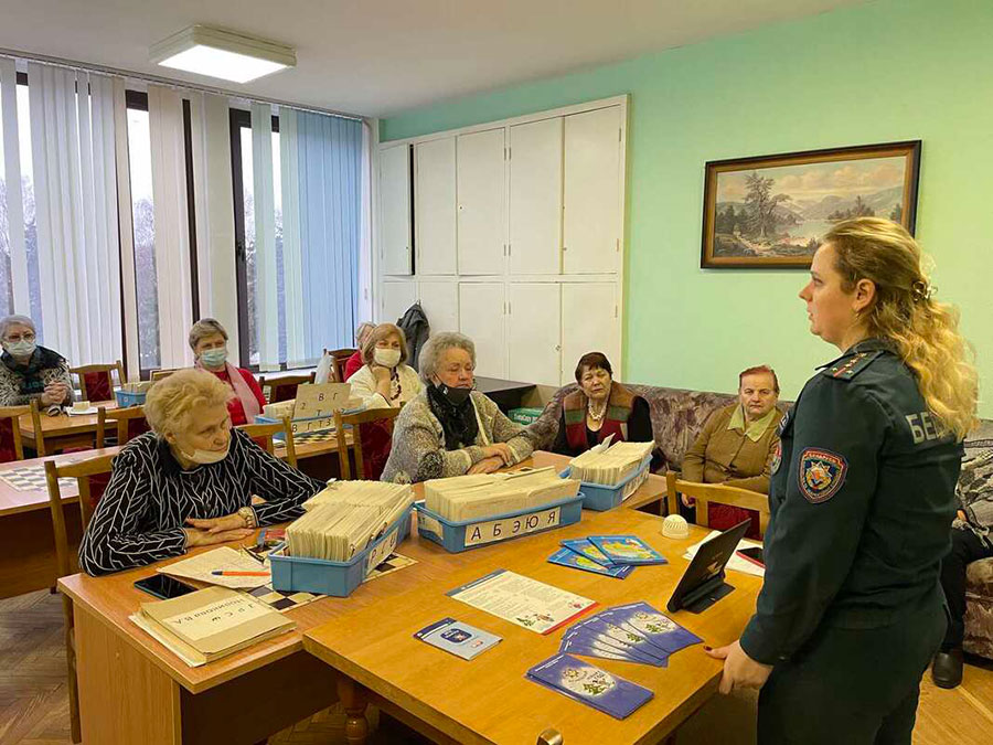 Заводской район. Мероприятие в клубе «Ветеран МАЗа».