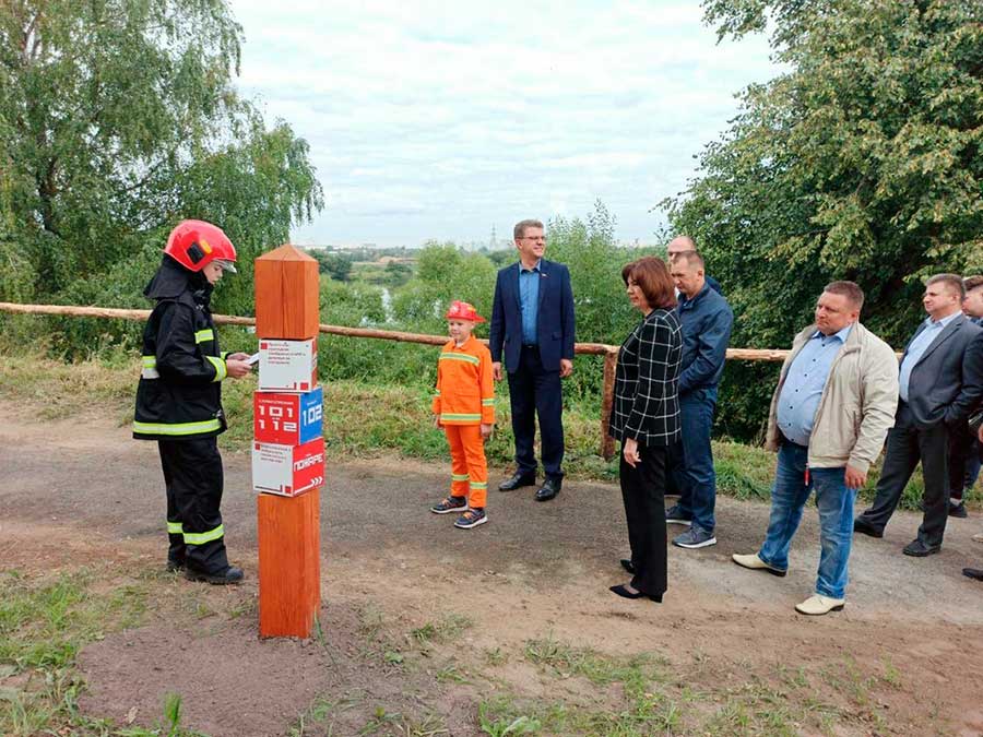 Открытие «Тропы безопасности» в зоне отдыха «ЖАРА»