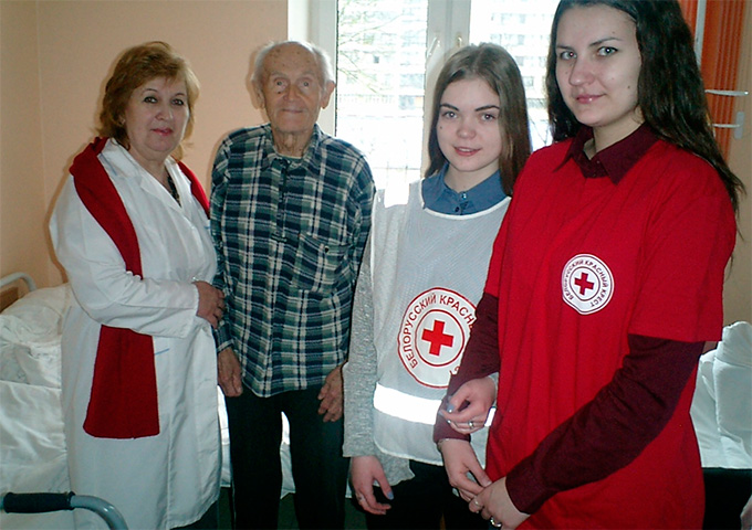 Акция Заводской районной организации Белорусского Общества Красного Креста.