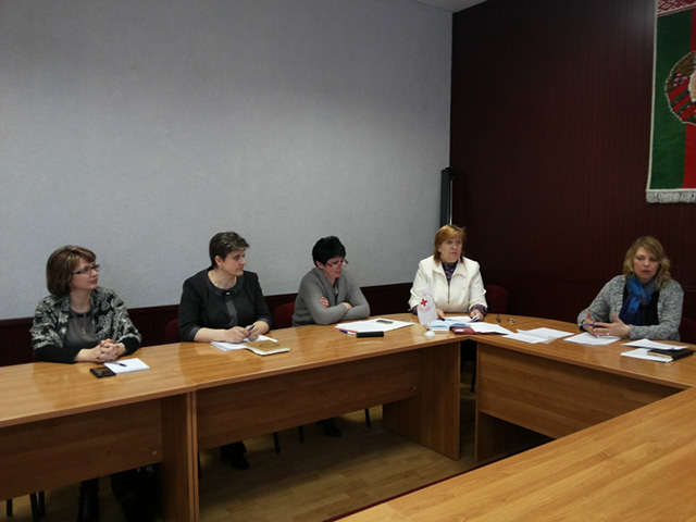 Заседание президиума Заводской районной организации Белорусского Общества Красного Креста (БОКК)