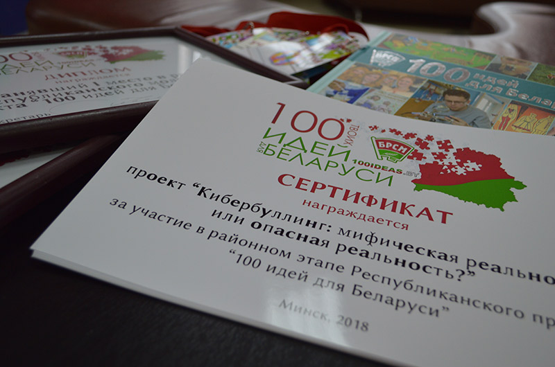 Районный этап Республиканского проекта «100 идей для Беларуси».Фоторепортаж. 