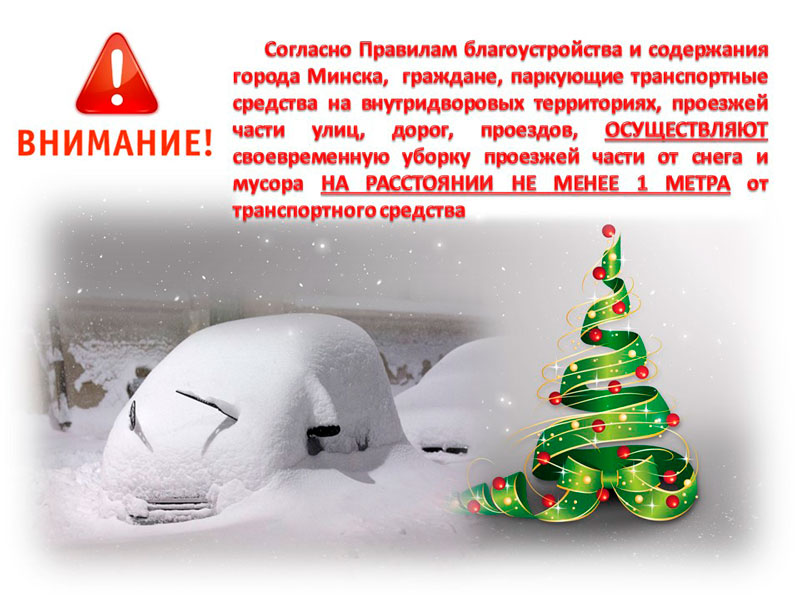 Правила благоустройства и содержания города Минска