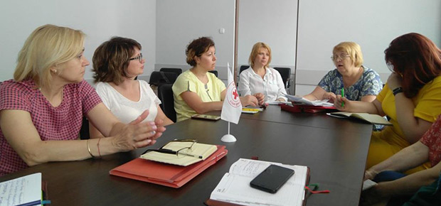 Заседание Президиума Заводской районной организации Белорусского Общество Красного Креста
