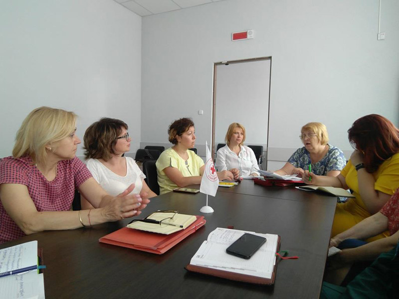 Заседание Президиума Заводской районной организации Белорусского Общество Красного Креста