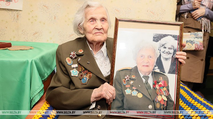Фронтовую медсестру, ветерана Великой Отечественной поздравили со столетием