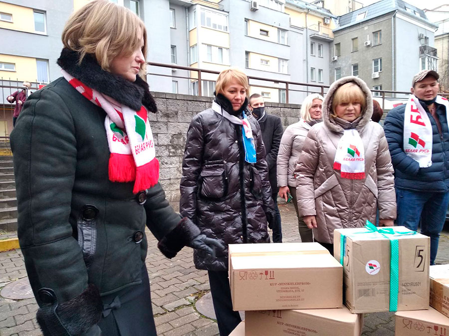 «БЕЛАЯ РУСЬ» ПЕРЕДАЛА ГУМАНИТАРНУЮ ПОМОЩЬ