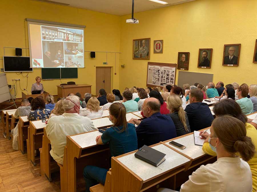 ВСТРЕЧА С ТРУДОВЫМ КОЛЛЕКТИВОМ УЗ «10-АЯ ГОРОДСКАЯ КЛИНИЧЕСКАЯ БОЛЬНИЦА»