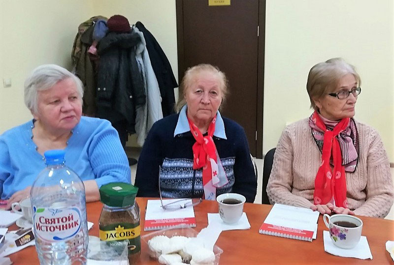 Встреча инициативной группы «Плечо подруги» волонтеров Заводской районной организации Красного Креста
