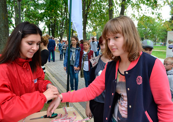 В преддверии празднования Дня города в Заводском районе в парке 900-летия города Минска прошёл праздник «День знаний», посвященный 1 сентября. 